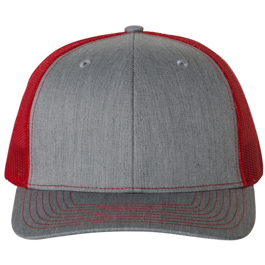 Heather Grey/ Red